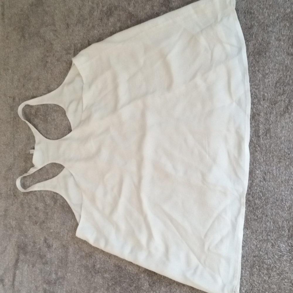 Joie cream silk racerback pocket tank - Picture 7 of 7